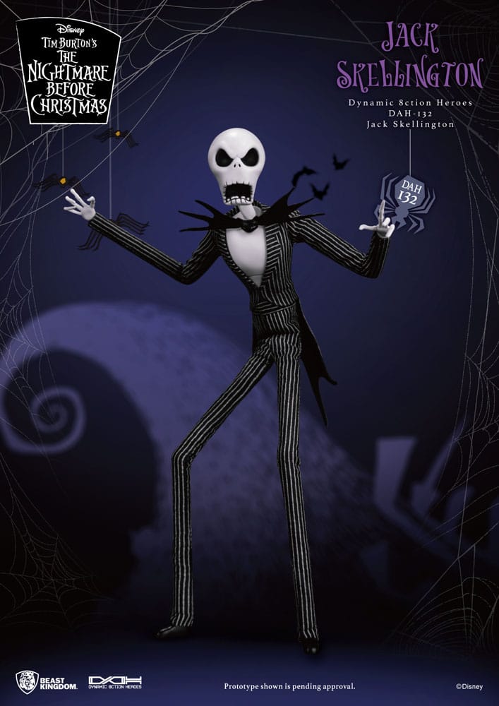 JACK SKELLINGTON – FIGURA 21 CM – THE NIGHTMARE BEFORE CHRISTMAS – BEAST KINGDOM ESCALA 1/9