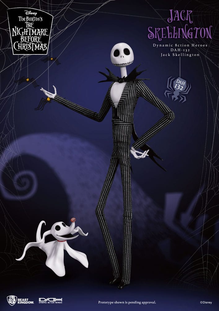 JACK SKELLINGTON – FIGURA 21 CM – THE NIGHTMARE BEFORE CHRISTMAS – BEAST KINGDOM ESCALA 1/9