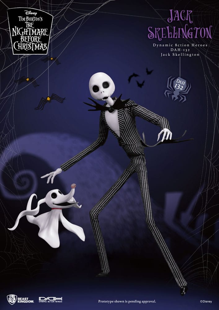 JACK SKELLINGTON – FIGURA 21 CM – THE NIGHTMARE BEFORE CHRISTMAS – BEAST KINGDOM ESCALA 1/9
