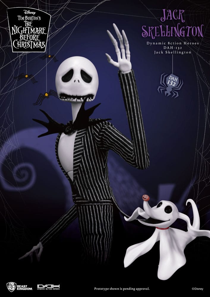 JACK SKELLINGTON – FIGURA 21 CM – THE NIGHTMARE BEFORE CHRISTMAS – BEAST KINGDOM ESCALA 1/9