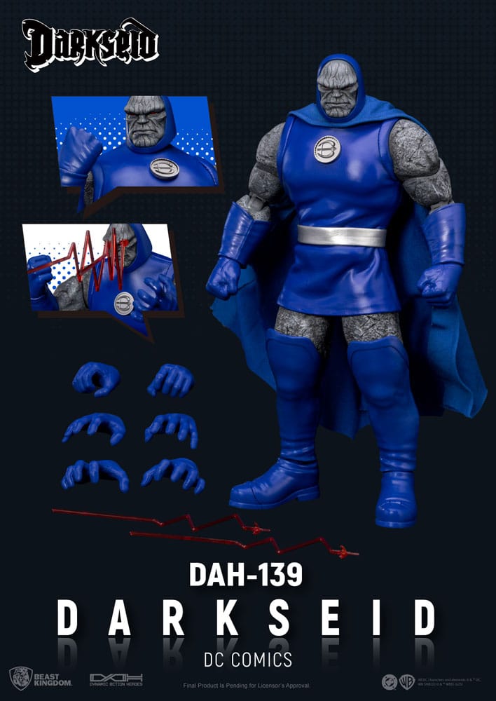 DARKSEID DC COMICS – FIGURA 22 CM – BEAST KINGDOM – ESCALA 1/9 – DC COMICS