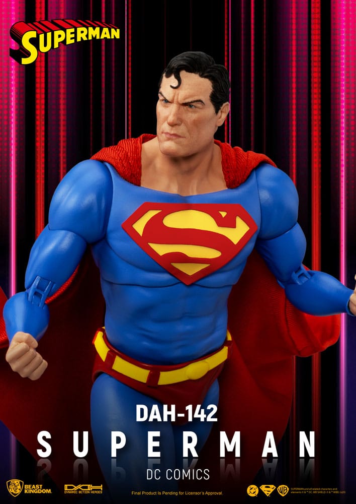 SUPERMAN DC COMICS – FIGURA 20 CM – BEAST KINGDOM – ESCALA 1/9 – DC COMICS