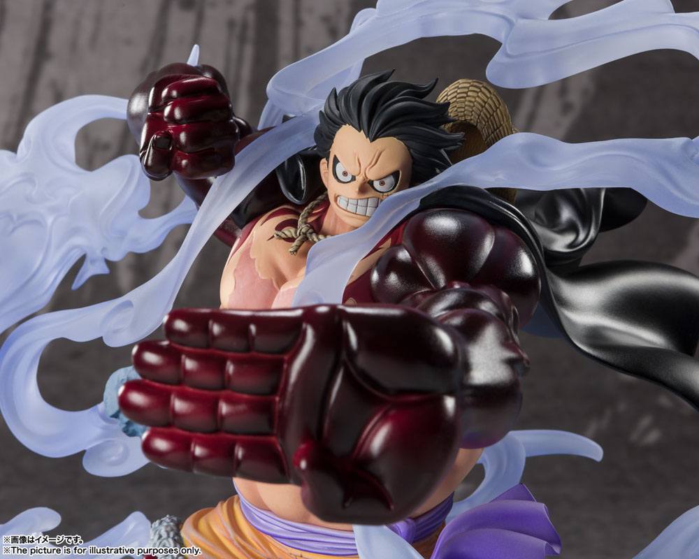LUFFY GEAR 4 BATTLE OF MONSTERS ON ONIGASHIMA EXTRA BATTLE FIGUARTSZERO ESTATUA ONE PIECE PVC 21 CM