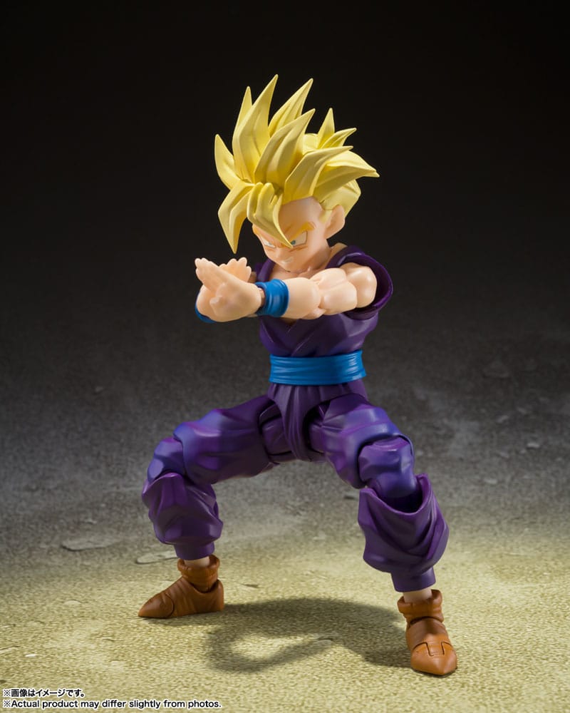 SON GOHAN SUPER SAIYAN – FIGURA 11 CM (S.H.FIGUARTS – DRAGON BALL Z: THE WARRIOR WHO SURPASSED GOKU)