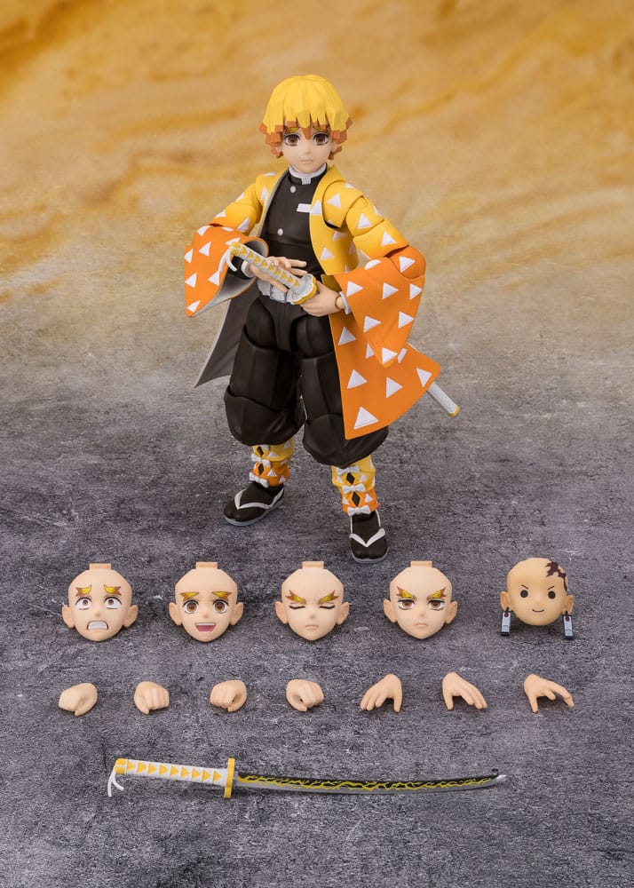 ZENITSU AGATSUMA – FIGURA 14 CM (S.H. FIGUARTS – DEMON SLAYER: KIMETSU NO YAIBA)