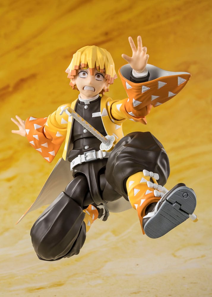 ZENITSU AGATSUMA – FIGURA 14 CM (S.H. FIGUARTS – DEMON SLAYER: KIMETSU NO YAIBA)