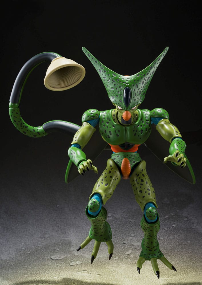 CELL PRIMERA FORMA – FIGURA 17 CM (S.H. FIGUARTS – DRAGON BALL Z REISSUE)