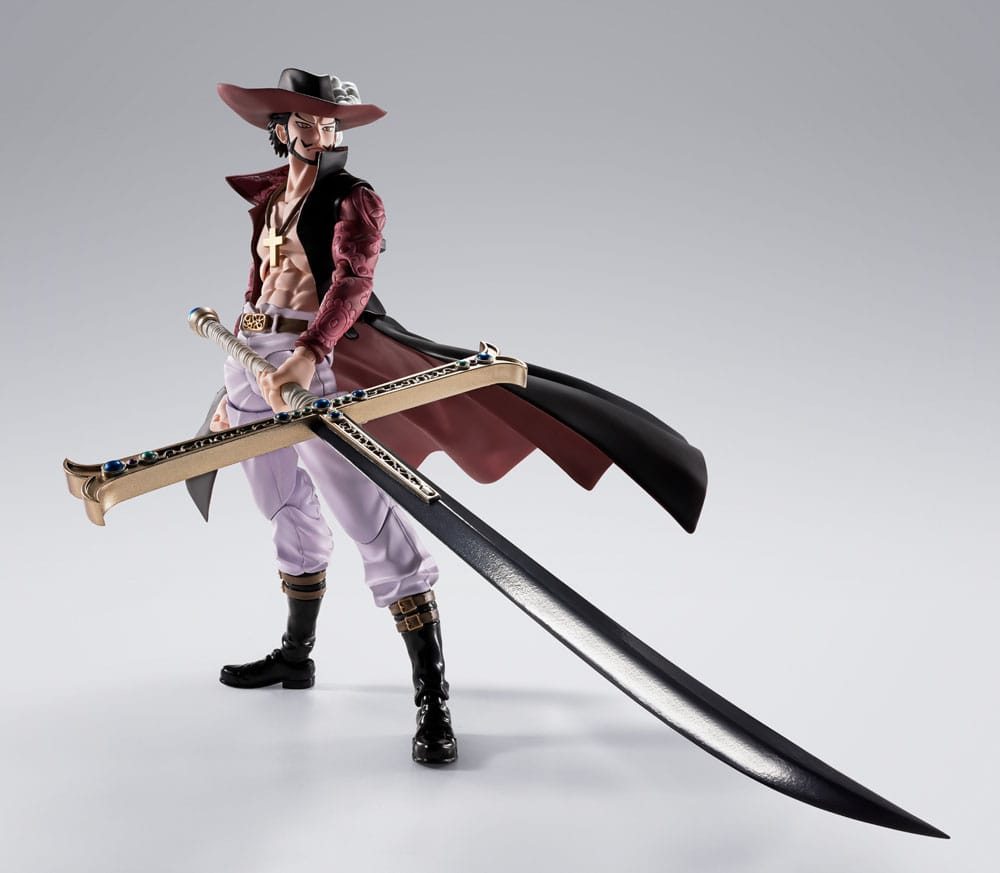 DRACULE MIHAWK HAWKEYE – FIGURA S.H.FIGUARTS ONE PIECE 17 CM (BANDAI – TAMASHII NATIONS)