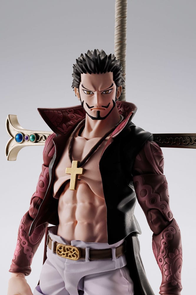 DRACULE MIHAWK HAWKEYE – FIGURA S.H.FIGUARTS ONE PIECE 17 CM (BANDAI – TAMASHII NATIONS)