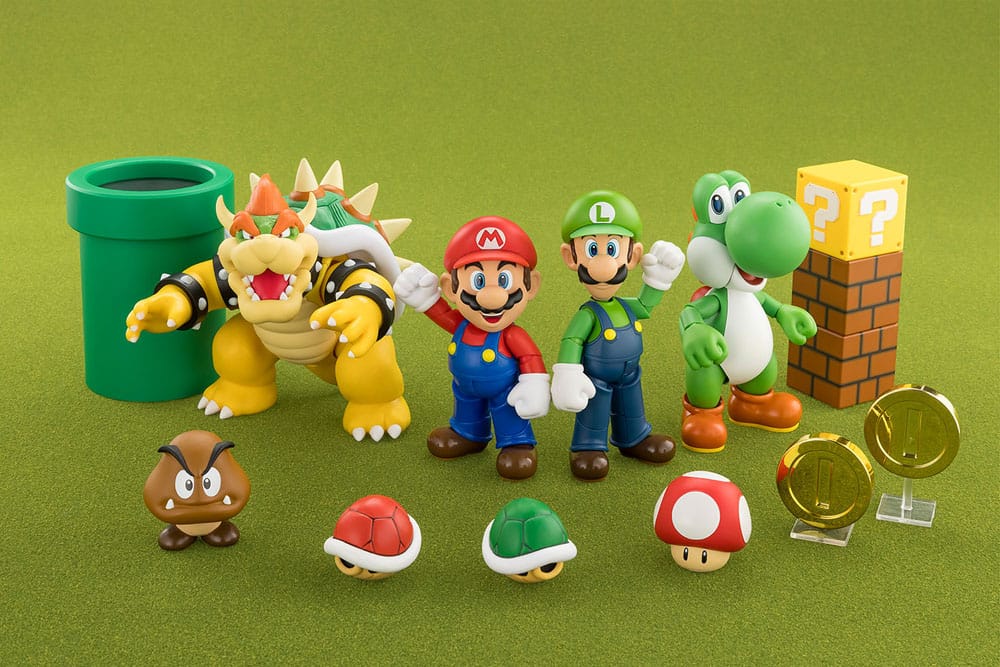 SUPER MARIO – FIGURA S.H. FIGUARTS 10 CM CON ACCESORIOS (TAMASHII NATIONS)