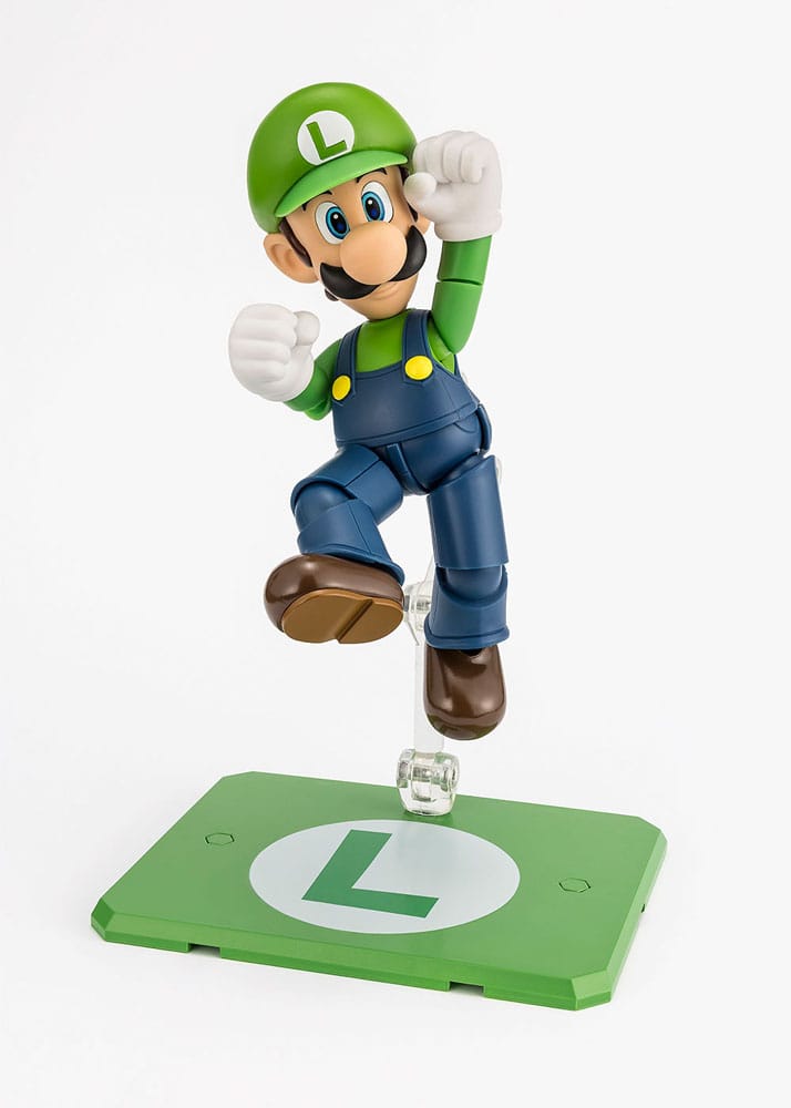 LUIGI – FIGURA S.H. FIGUARTS 11 CM CON ACCESORIOS (TAMASHII NATIONS)