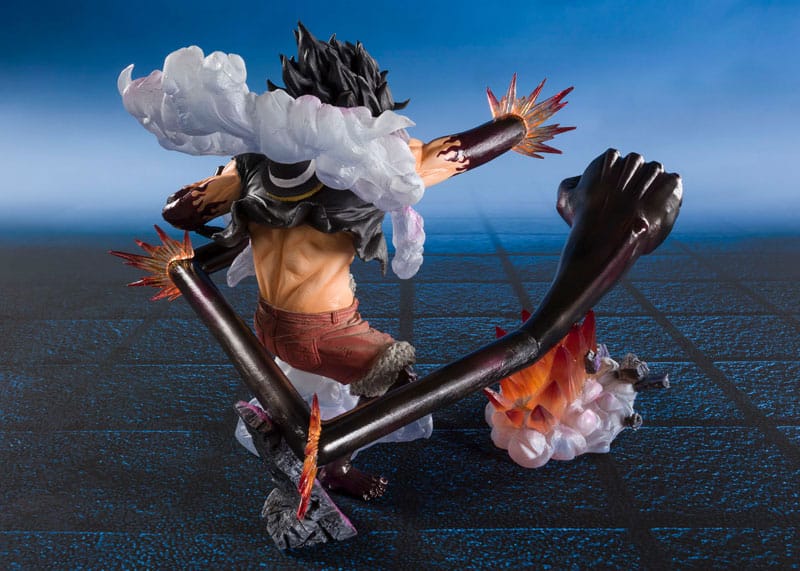 MONKEY D. LUFFY GEAR 4 SNAKE MAN KING COBRA ESTATUA FIGUARTS ZERO EXTRA BATTLE ONE PIECE 21 CM