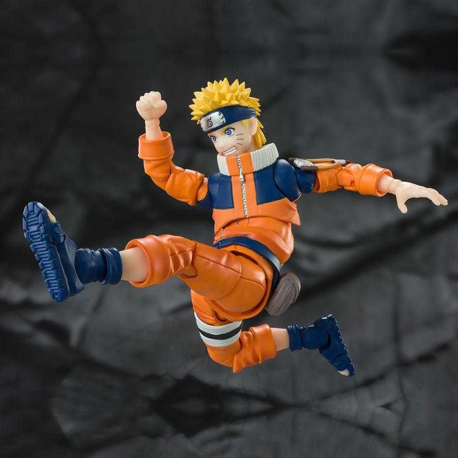 NARUTO UZUMAKI THE NO.1 MOST UNPREDICTABLE NINJA REISSUE FIGURA S.H.FIGUARTS NARUTO 15 CM