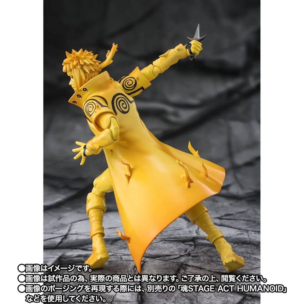 MINATO NAMIKAZE (KURAMA LINK MODE) -BOND OF LIGHT THAT SHATTERS DARKNESS- FIGURA S.H.FIGUARTS NARUTO 15 CM