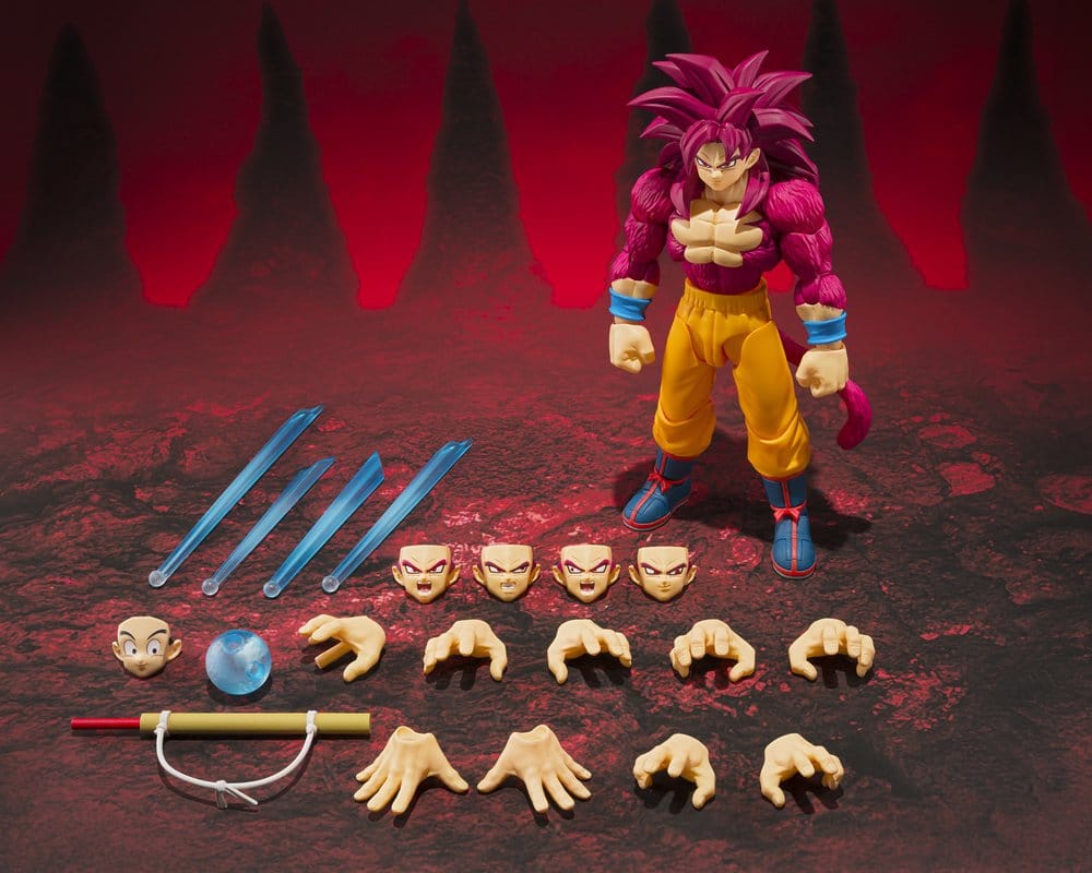 SUPER SAIYAN 4 SON GOKU (DAIMA) – FIGURA S.H.FIGUARTS 15 CM – TAMASHII NATIONS