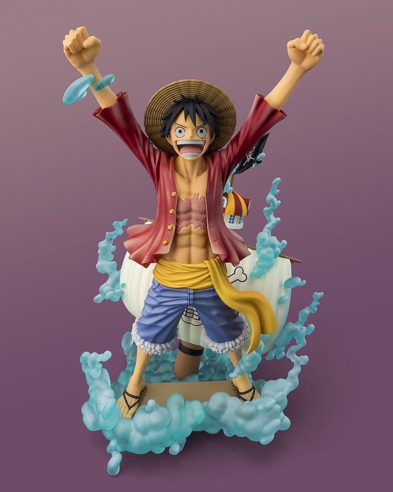 ONE PIECE FIGURA PVC FIGUARTS ZERO (STARTUNE) MONKEY D. LUFFY - SETTING OUT FOR THE NEW WORLD - 25 CM