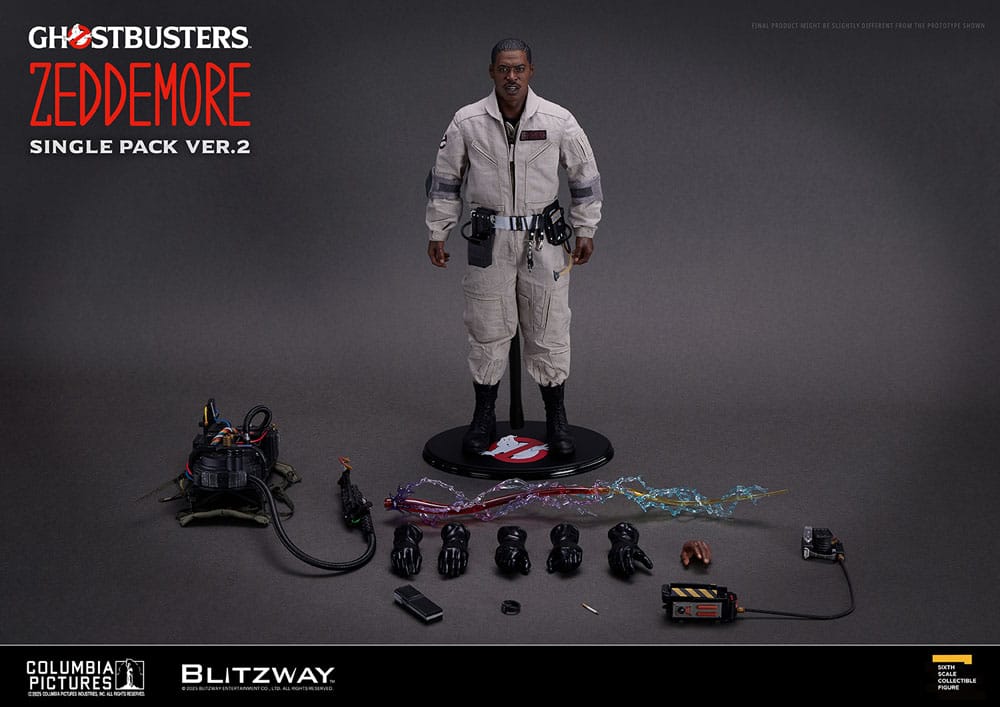 WINSTON ZEDDEMORE VER. 2 – FIGURA 1/6 (BLITZWAY – LOS CAZAFANTASMAS)