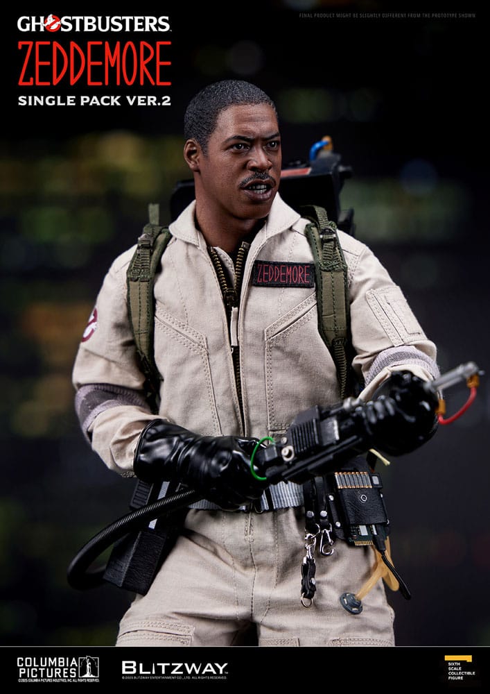 WINSTON ZEDDEMORE VER. 2 – FIGURA 1/6 (BLITZWAY – LOS CAZAFANTASMAS)