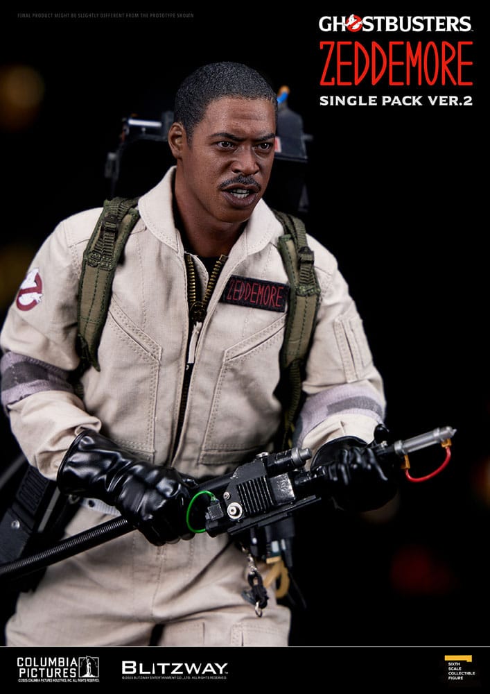WINSTON ZEDDEMORE VER. 2 – FIGURA 1/6 (BLITZWAY – LOS CAZAFANTASMAS)