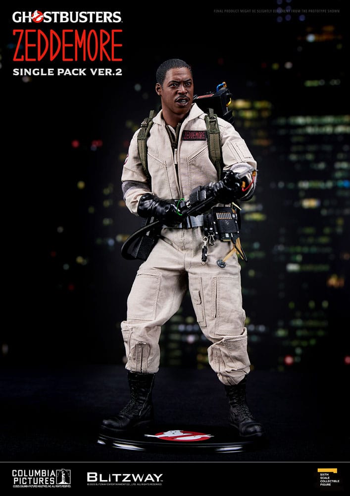 WINSTON ZEDDEMORE VER. 2 – FIGURA 1/6 (BLITZWAY – LOS CAZAFANTASMAS)