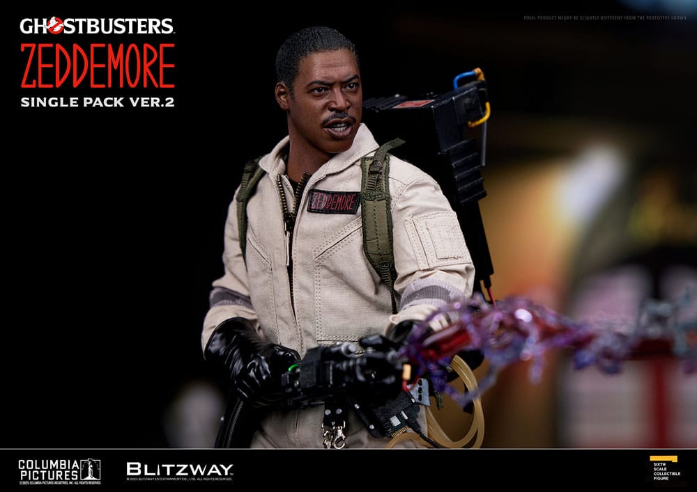 WINSTON ZEDDEMORE VER. 2 – FIGURA 1/6 (BLITZWAY – LOS CAZAFANTASMAS)