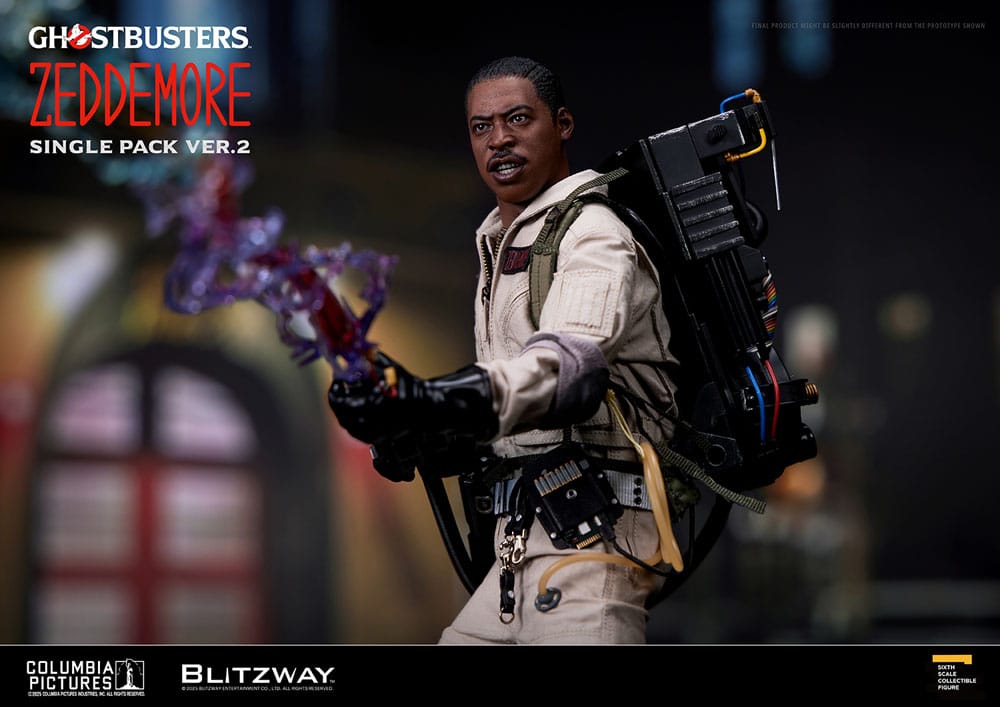 WINSTON ZEDDEMORE VER. 2 – FIGURA 1/6 (BLITZWAY – LOS CAZAFANTASMAS)