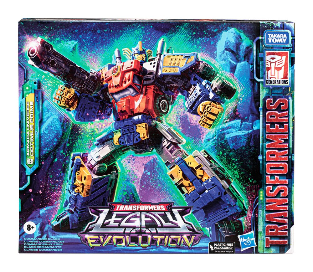 OPTIMUS PRIME ARMADA TRANSFORMERS LEGACY EVOLUTION COMMANDER CLASS FIGURA 19 CM HASBRO