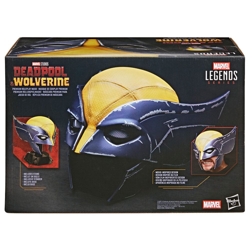 MÁSCARA ROLEPLAY PREMIUM WOLVERINE – DEADPOOL & WOLVERINE (HASBRO MARVEL LEGENDS)