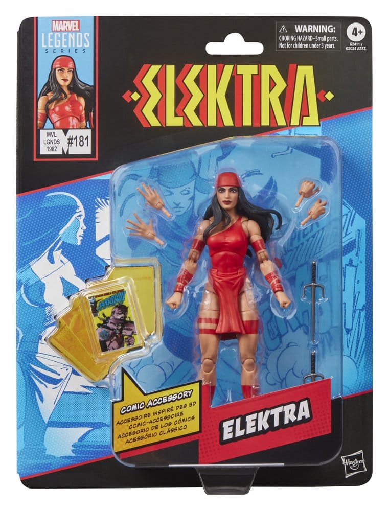 ELEKTRA MARVEL LEGENDS DAREDEVIL FIGURA 15 CM HASBRO