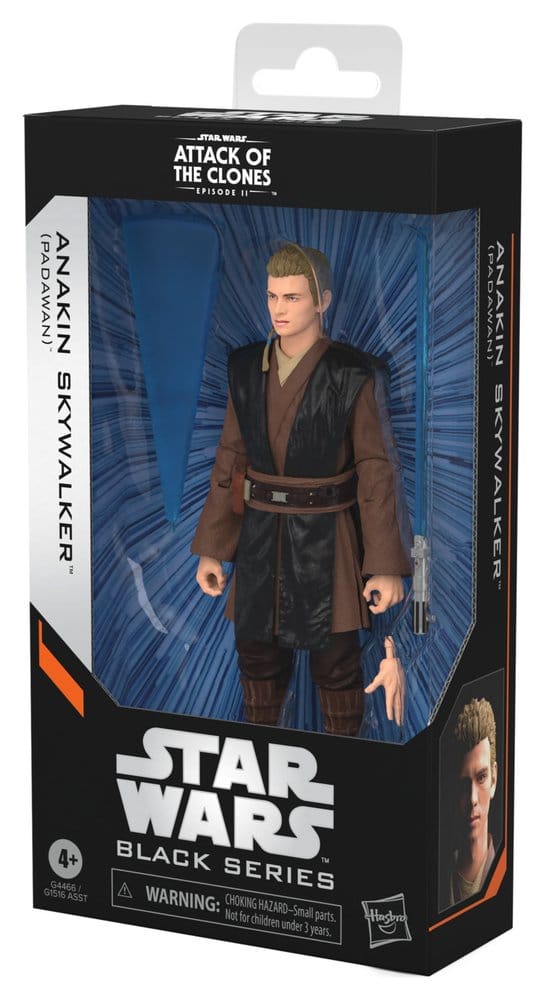 ANAKIN SKYWALKER PADAWAN STAR WARS EPISODIO II BLACK SERIES FIGURA 15 CM HASBRO
