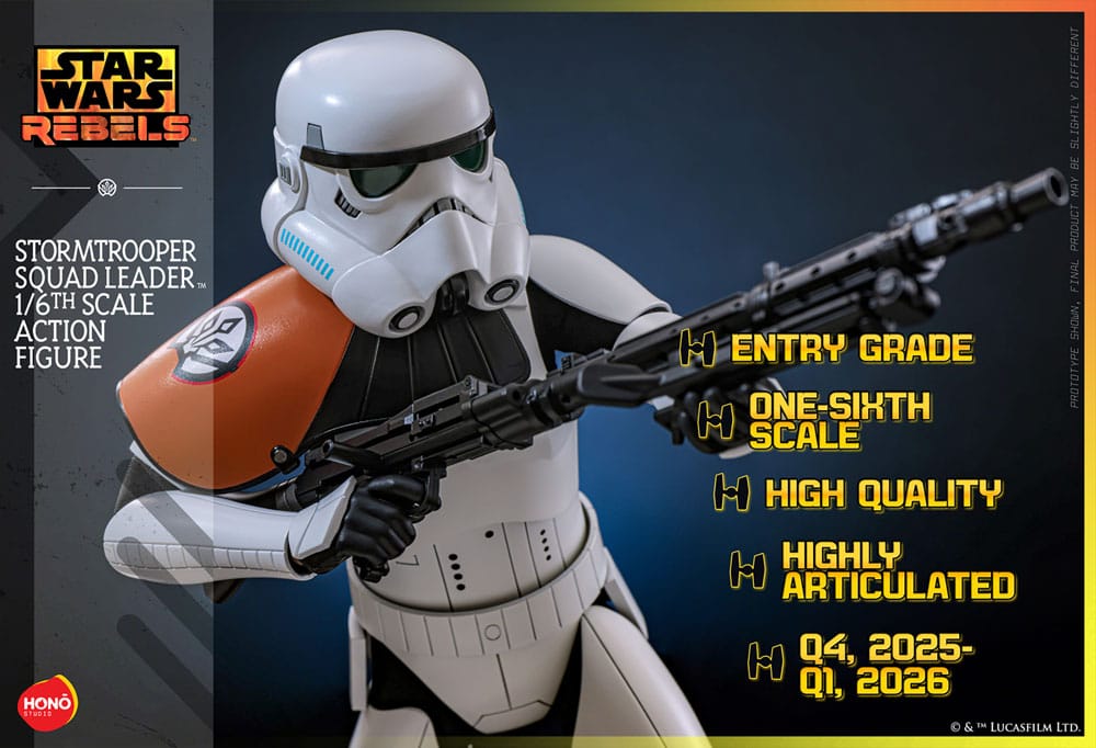 STORMTROOPER SQUAD LEADER – FIGURA HONŌ STUDIO 1/6 – STAR WARS REBELS