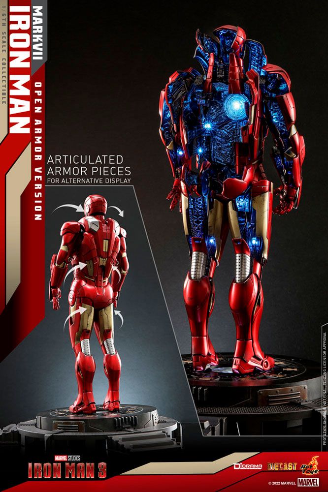 IRON MAN MARK VII β DIORAMA 1/6 (HOT TOYS β MARVEL)