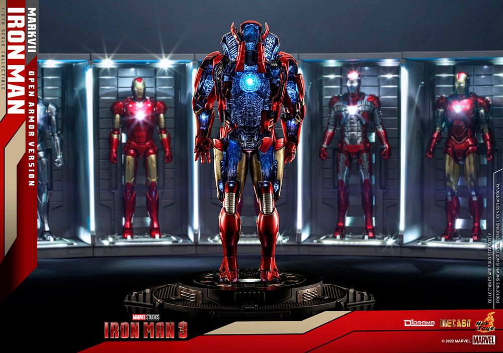IRON MAN MARK VII β DIORAMA 1/6 (HOT TOYS β MARVEL)