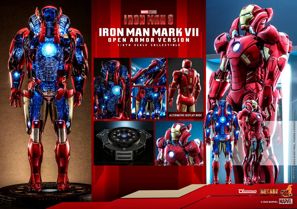 IRON MAN MARK VII β DIORAMA 1/6 (HOT TOYS β MARVEL)