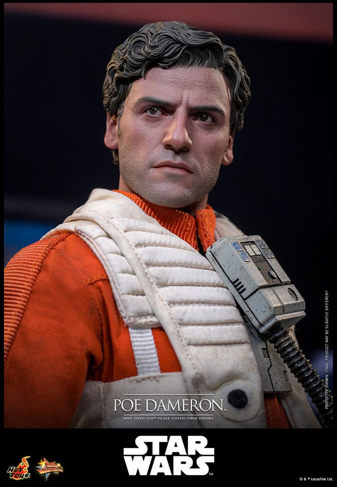 POE DAMERON – FIGURA HOT TOYS 1/6 – STAR WARS THE FORCE AWAKENS