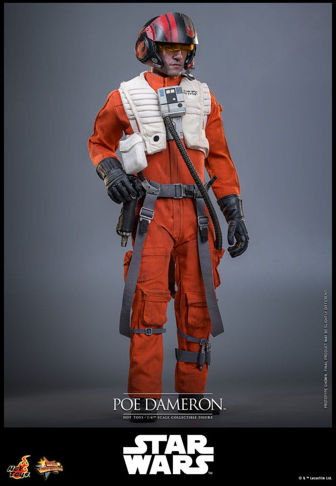 POE DAMERON – FIGURA HOT TOYS 1/6 – STAR WARS THE FORCE AWAKENS