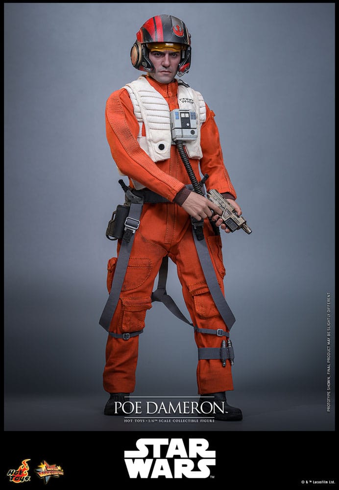 POE DAMERON – FIGURA HOT TOYS 1/6 – STAR WARS THE FORCE AWAKENS