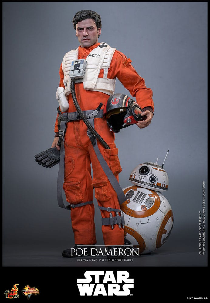 POE DAMERON – FIGURA HOT TOYS 1/6 – STAR WARS THE FORCE AWAKENS
