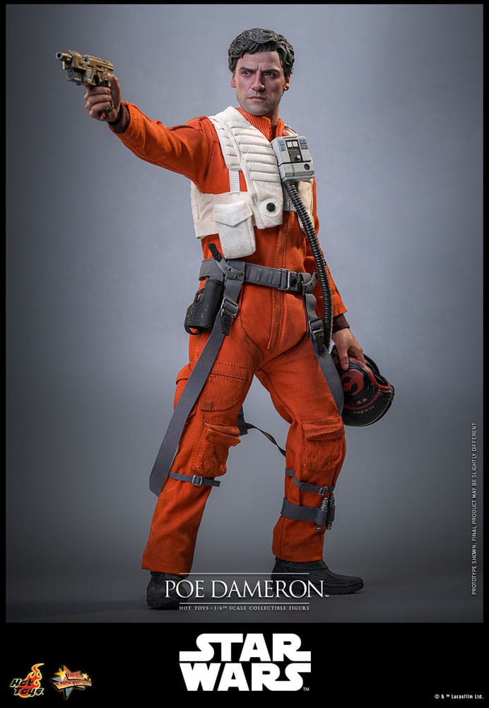 POE DAMERON – FIGURA HOT TOYS 1/6 – STAR WARS THE FORCE AWAKENS