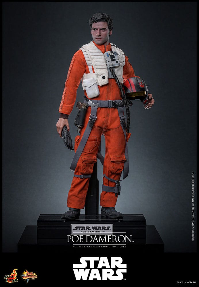 POE DAMERON – FIGURA HOT TOYS 1/6 – STAR WARS THE FORCE AWAKENS