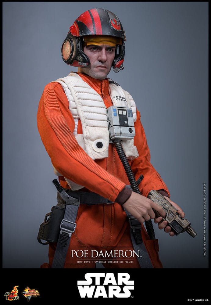 POE DAMERON – FIGURA HOT TOYS 1/6 – STAR WARS THE FORCE AWAKENS