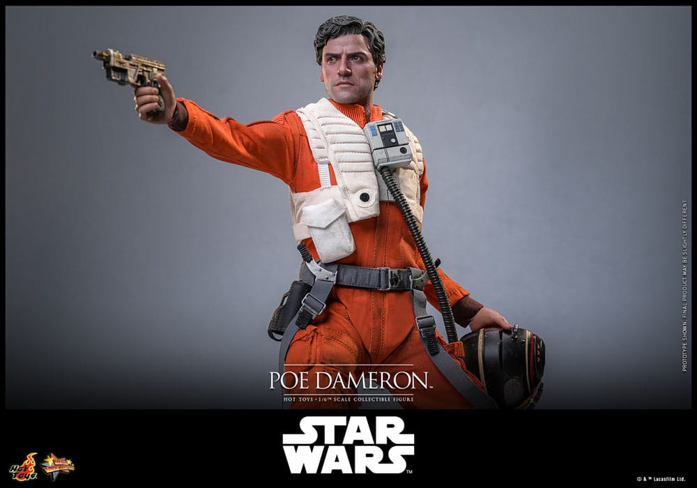 POE DAMERON – FIGURA HOT TOYS 1/6 – STAR WARS THE FORCE AWAKENS