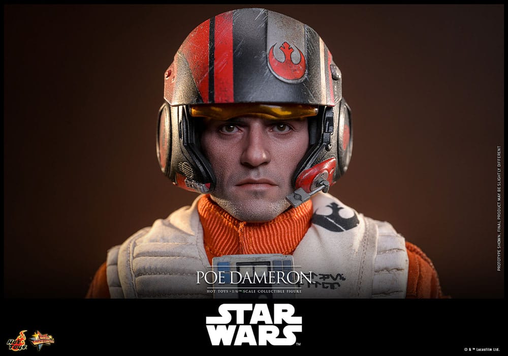 POE DAMERON – FIGURA HOT TOYS 1/6 – STAR WARS THE FORCE AWAKENS