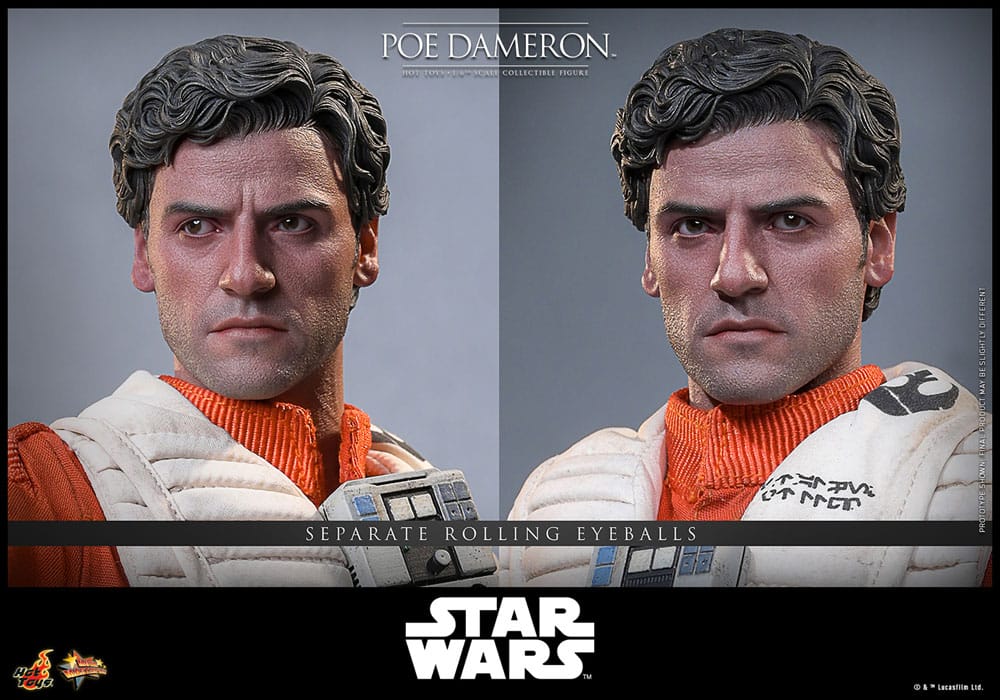POE DAMERON – FIGURA HOT TOYS 1/6 – STAR WARS THE FORCE AWAKENS