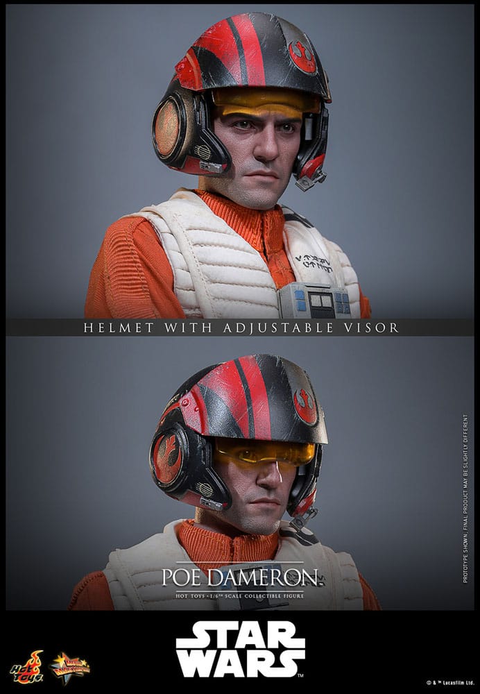 POE DAMERON – FIGURA HOT TOYS 1/6 – STAR WARS THE FORCE AWAKENS