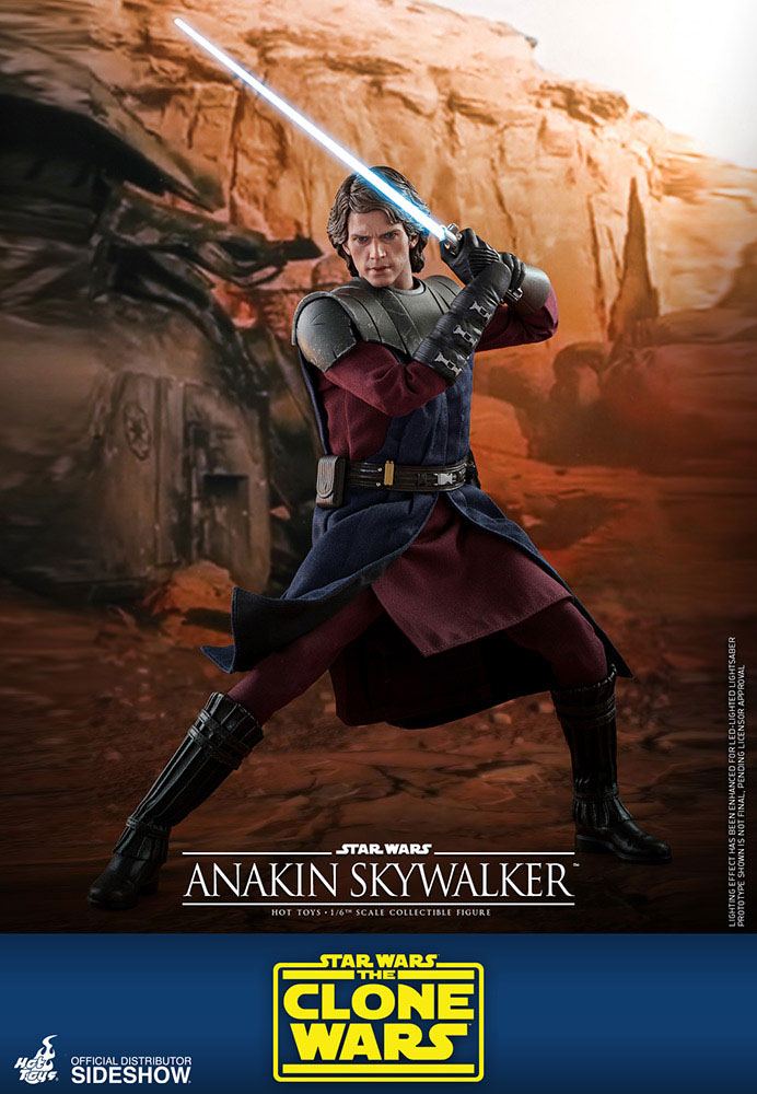 ANAKIN SKYWALKER | HOT TOYS | FIGURA 1/6 ESCALA | STAR WARS THE CLONE WARS
