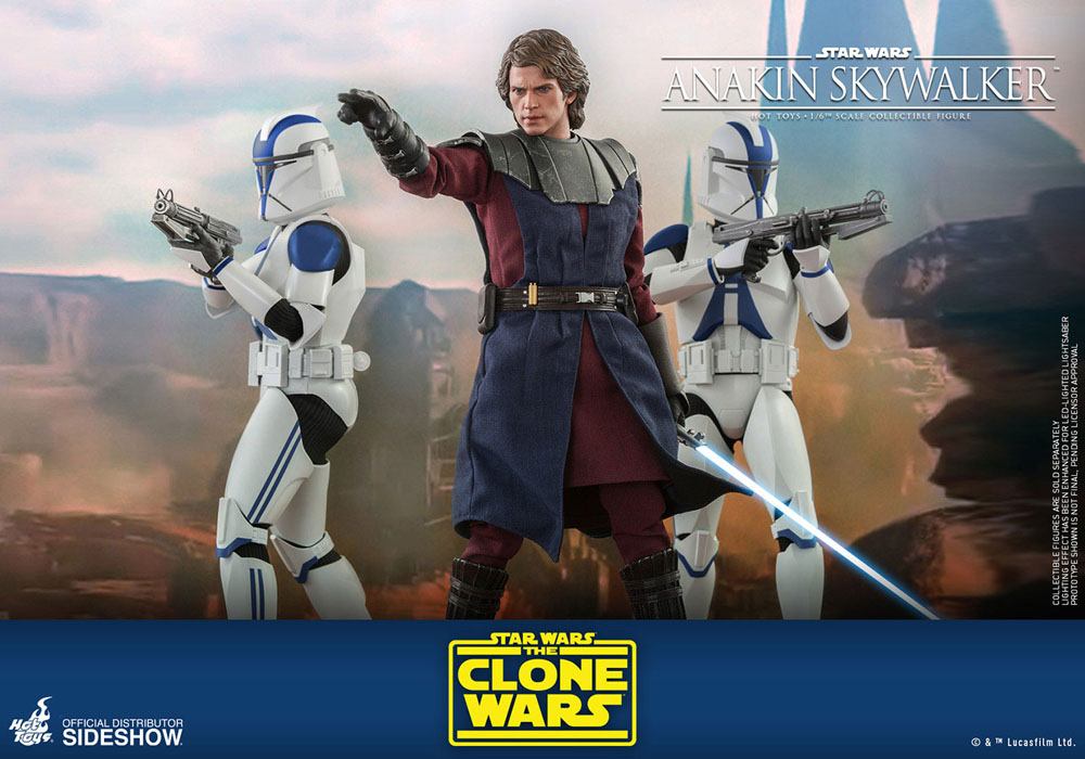 ANAKIN SKYWALKER | HOT TOYS | FIGURA 1/6 ESCALA | STAR WARS THE CLONE WARS