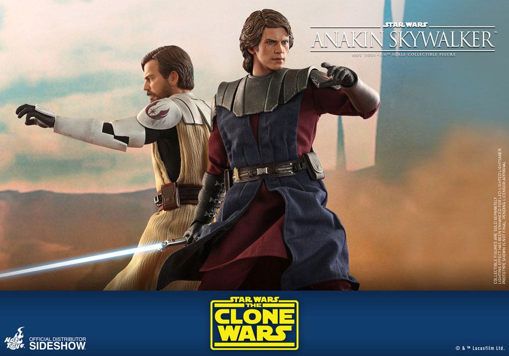 ANAKIN SKYWALKER | HOT TOYS | FIGURA 1/6 ESCALA | STAR WARS THE CLONE WARS