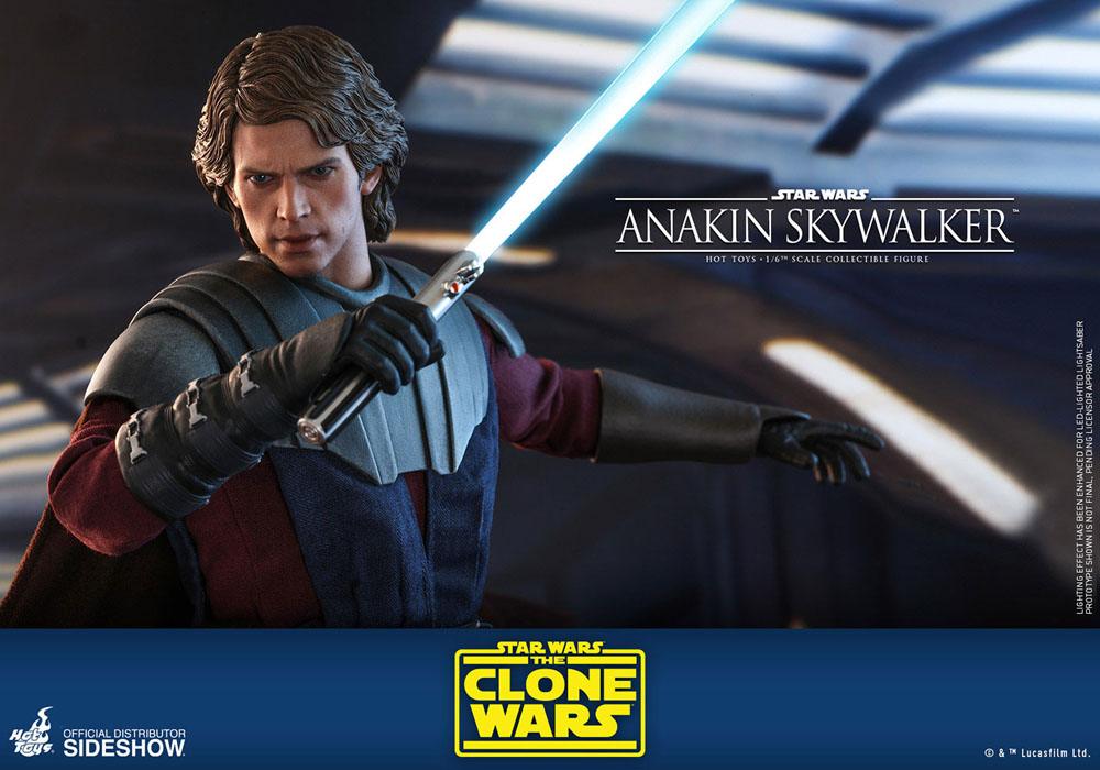 ANAKIN SKYWALKER | HOT TOYS | FIGURA 1/6 ESCALA | STAR WARS THE CLONE WARS