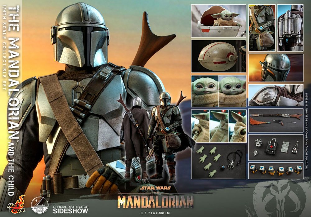 THE MANDALORIAN & THE CHILD – STAR WARS THE MANDALORIAN 1/4 46 CM HOT TOYS